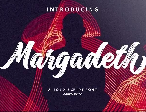 Margadeth font