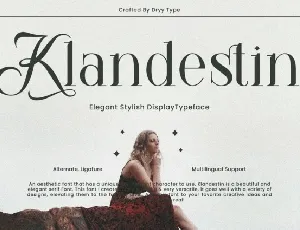 Klandestin font