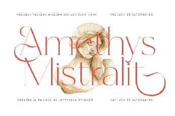 Amethys Mistralit font