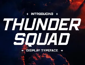 Thunder Squad font