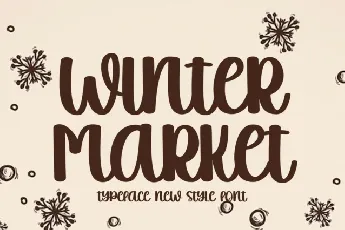 Winter Market font