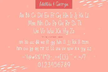 Adelaide & Georgie Demo Version font