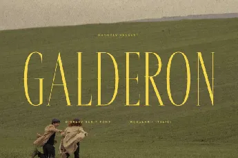 Galderon font