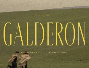 Galderon font