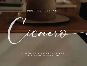 Cicaero font