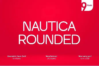 Nautica Rounded font