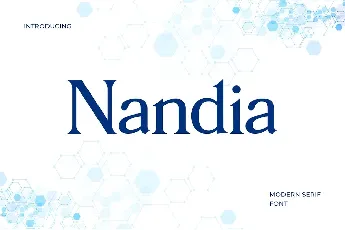 Nandia font