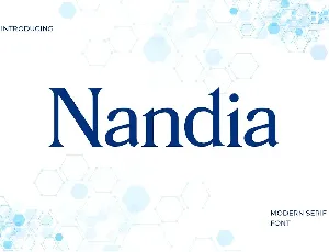 Nandia font