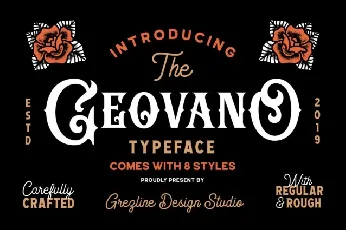 Geovano font