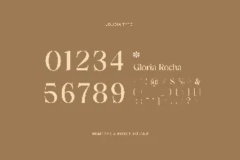 Gloria Rocha font