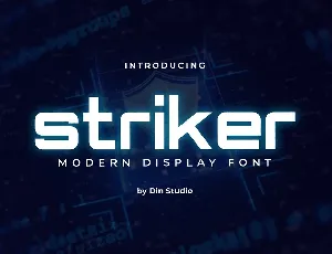 Striker Modern Sans Display font