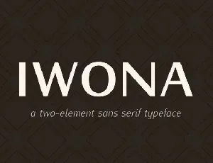 Iwona Sans Serif Family font