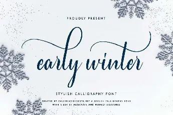 Early Winter font