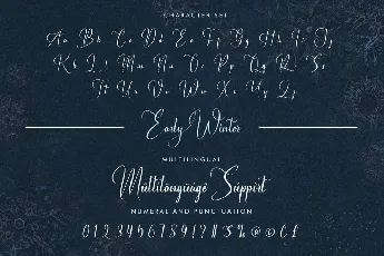 Early Winter font