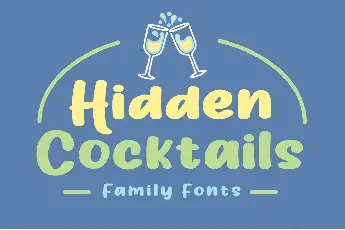 Hidden Cocktails font