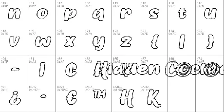 Hidden Cocktails font