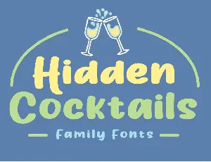 Hidden Cocktails font