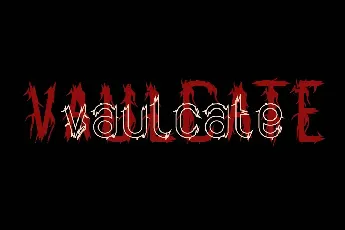 Vaulcate Demo font