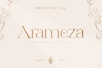 Arameza Demo font