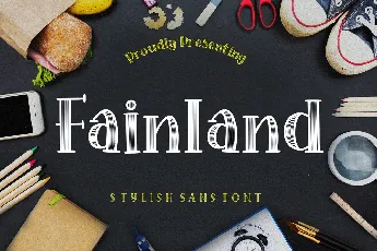 Fainland font