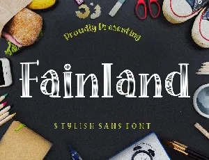 Fainland font