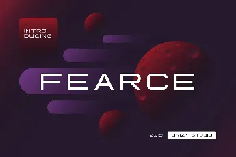 Fearce font