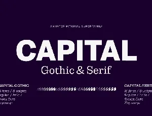 Capital Family font
