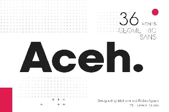 Aceh Geometric Sans Serif font