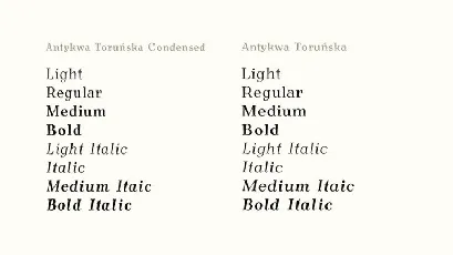 Antykwa Torunska Serif Family font