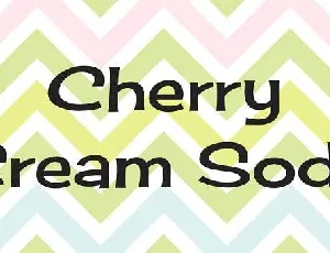 Cherry Cream Soda font