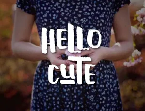 Hello Cute font