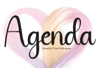 Agenda Script font