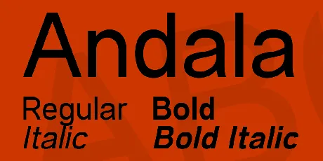 Andala font