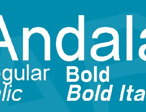 Andala font