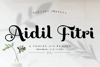 Aidil Fitri font