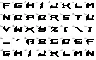 Laceration font