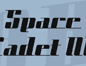 Space Cadet NF font