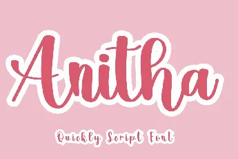 Anitha font