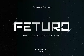 Feturo Display font