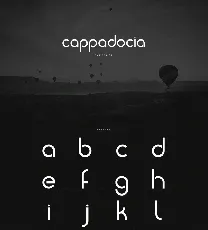 Cappadocia Sans Serif font