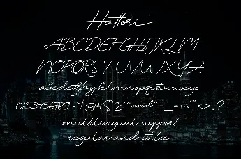 Hattori font