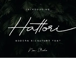 Hattori font