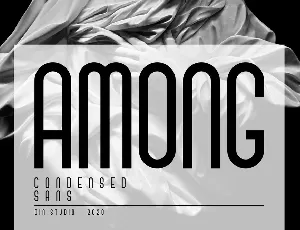 Among Condensed Sans Serif font