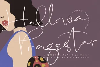 Hallowa Pragestar font