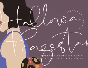 Hallowa Pragestar font