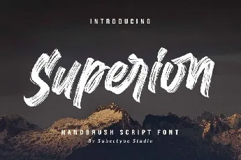 Superion Brush Script font