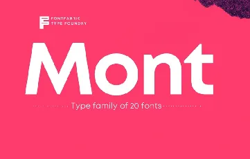 Mont Free font