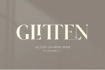 Glitten Free font