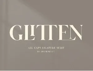 Glitten Free font