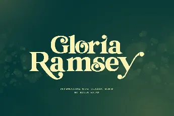 Gloria Ramsey font